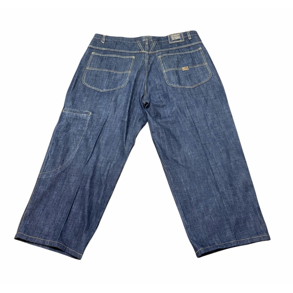 Vtg Marithe Francois Girbaud DARK WASH Denim Jeans 42x27 Y2K Street Baggy Clean